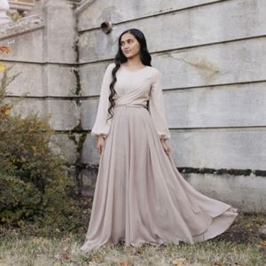 DJ English Primrose Dress in Tan Color XL